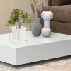 Portavaso in Metallo Bianco h13x13x13 cm