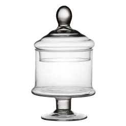 Potiche in Vetro con Coperchio Patisserie h23 diametro 13 cm