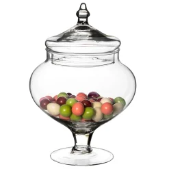 Potiche in Vetro con Coperchio Patisserie h27 diametro 18,7 cm