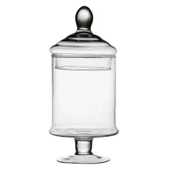 Potiche in Vetro con Coperchio Patisserie h29 diametro 13 cm