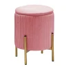 Pouf Contenitore Apribile Rosa