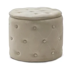 Pouf Contenitore Apribile Tortora