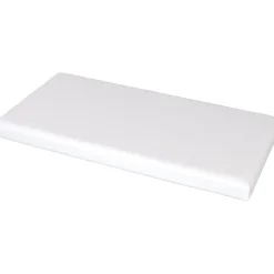 Pouf Contenitore Bianco in ecopelle richiudibile h38x76x38 cm
