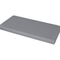 Pouf Contenitore Grigio in ecopelle richiudibile h38x76x38 cm