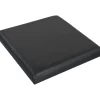 Pouf Contenitore Nero in ecopelle richiudibile h38x38x38 cm