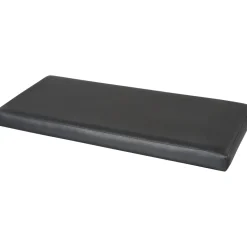 Pouf Contenitore Nero in ecopelle richiudibile h38x76x38 cm