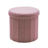 Pouf Contenitore Richiudibile Rosa