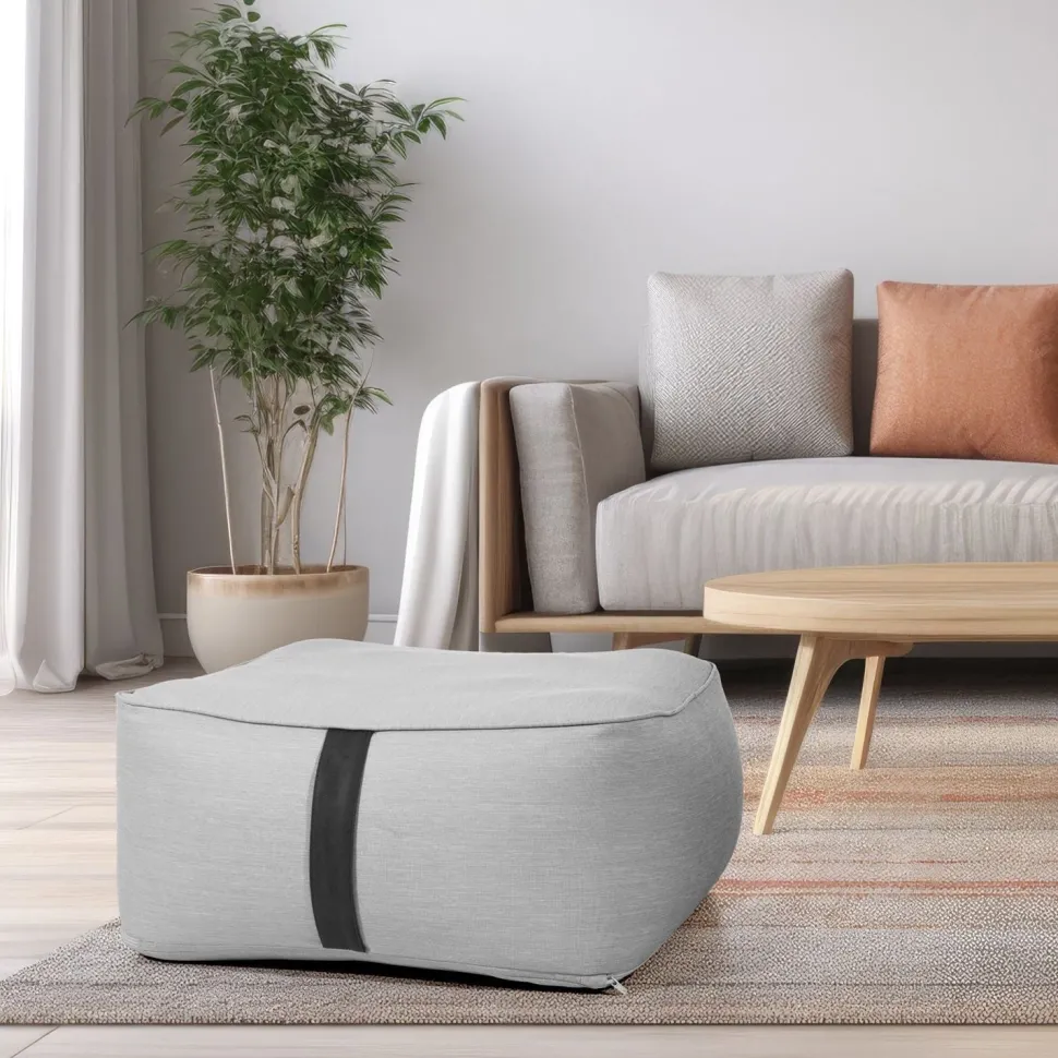 Pouf Gonfiabile Grigio chiaro