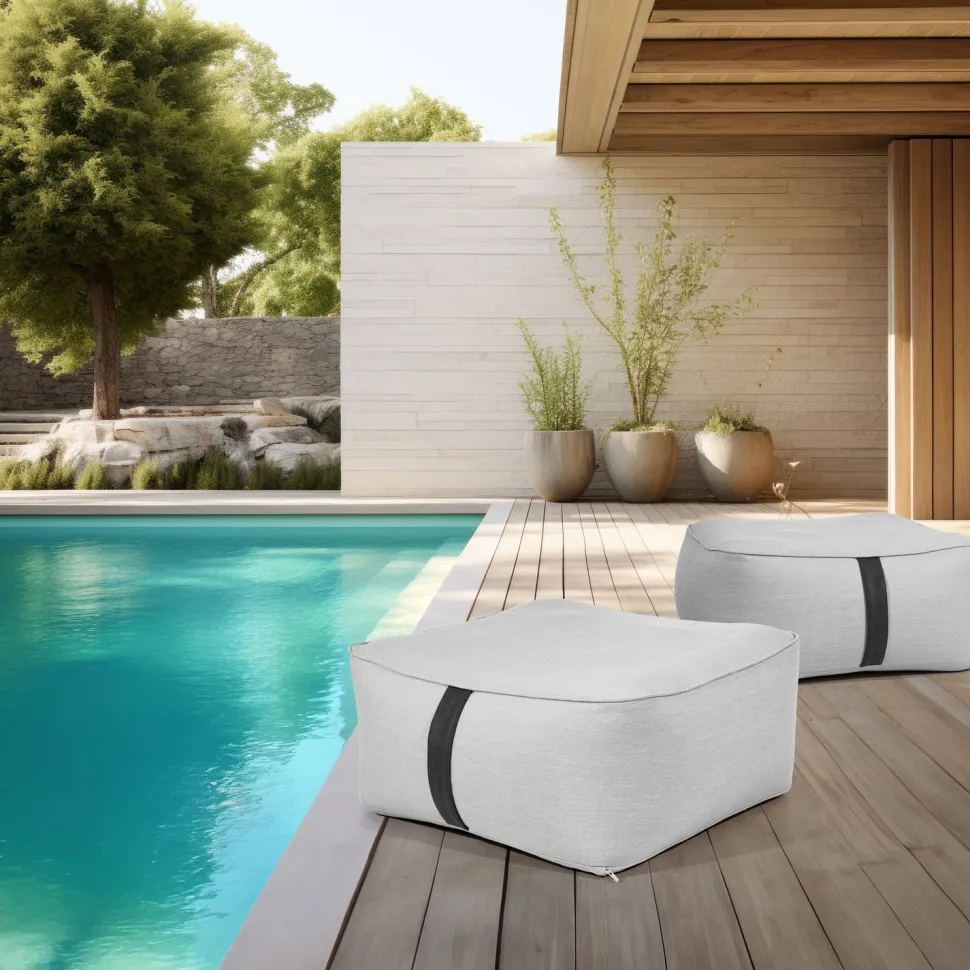 Pouf Gonfiabile Grigio chiaro