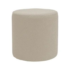 Pouf Tessuto Beige