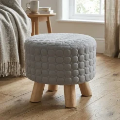 Pouf tondo Grigio