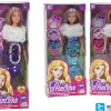 Princess Bambola con Vestito di Paillettes Cangianti e Accessori Moda