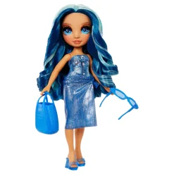 Rainbow High Swim & Style Fashion Doll con Pareo luccicante e Accessori