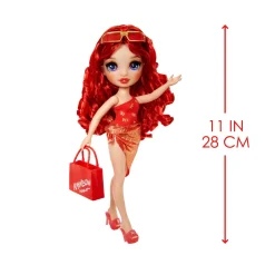 Rainbow High Swim & Style Fashion Doll con Pareo luccicante e Accessori