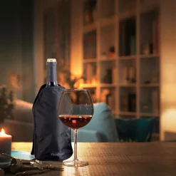 Refrigeratore per Vino Nero h22,5 cm diametro 16 cm