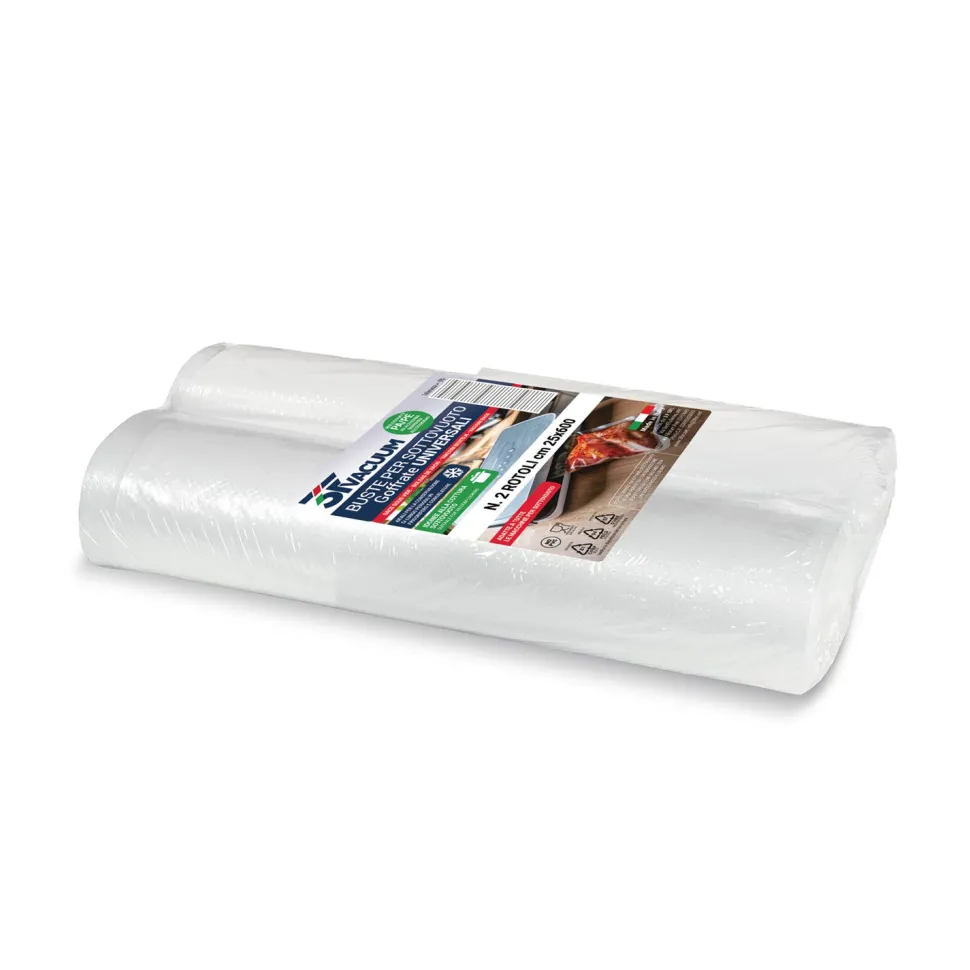 Rotoli Sottovuoto Goffrati 25x600 cm 2 Pezzi