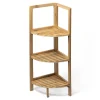 Scaffale Angolare Multiuso in legno 3 ripiani Linea Woodhandy