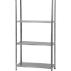 Scaffale in metallo zincato 4 ripiani