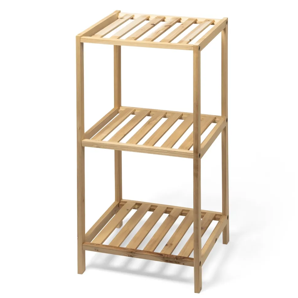 Scaffale Multiuso in legno 3 ripiani Linea Woodhandy