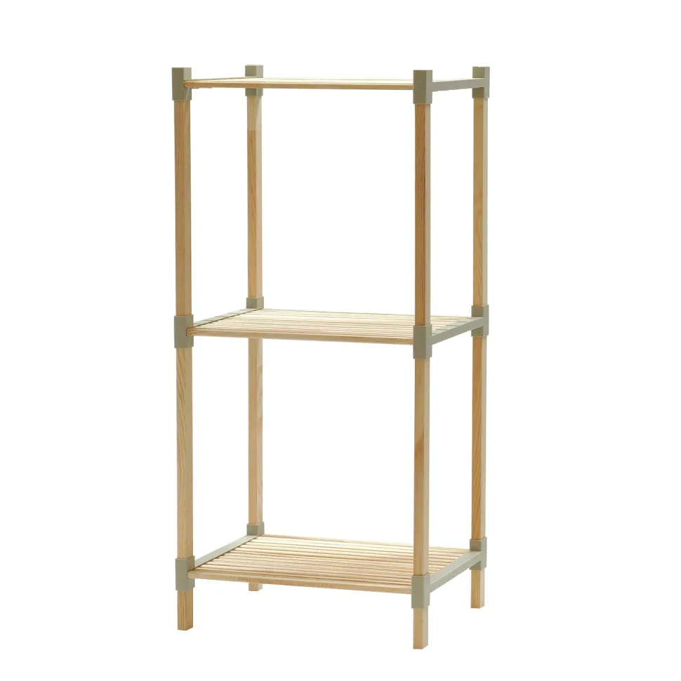 Scaffale Multiuso in legno 3 ripiani FixWood
