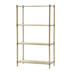 Scaffale Multiuso in legno 4 ripiani FixWood