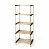 Scaffale Multiuso 5 ripiani in legno Linea Woodpine