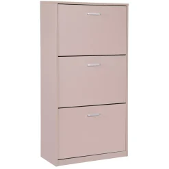 Scarpiera 3 ante in MDF Tortora h115x60x24 cm