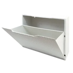 Scarpiera Bianca Linea Rattan