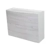 Scarpiera Effetto legno bianco Linea Wood