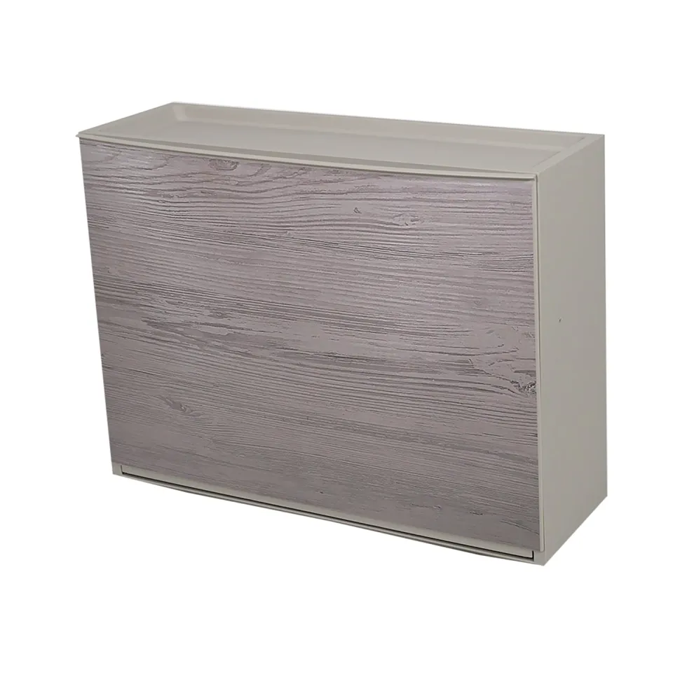 Scarpiera Effetto legno grigio Linea Wood