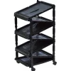 Scarpiera Estensibile ZIP 7 Posti Nero h62,5x36x30 cm