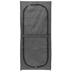 Scarpiera 7 Ripiani in Metallo e TNT 21 Posti Grigio Scuro h160x68x30 cm