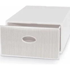 Scatola QBox Deco Large Natural Bianca