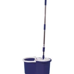 Scopa Lavapavimenti e secchio RotoSpin Inox 12 litri