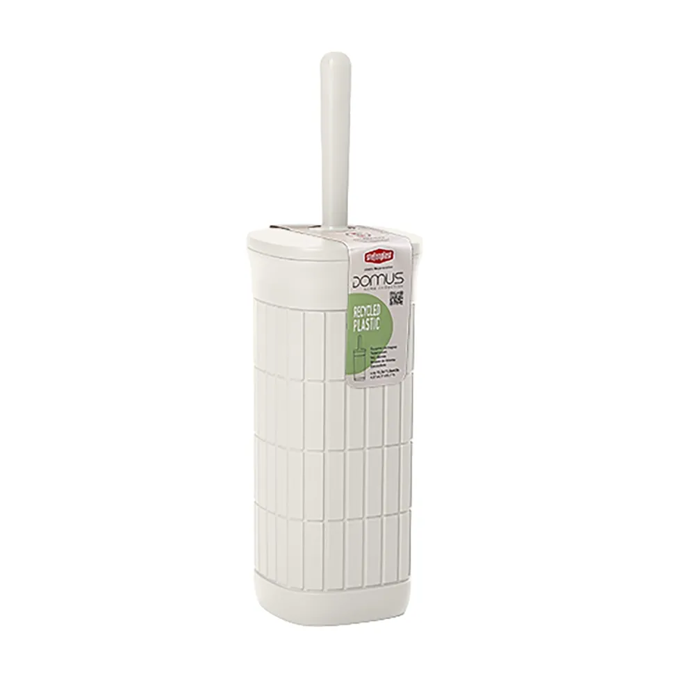 Scopino da Bagno in Plastica Rigenerata Bianco Linea Domus