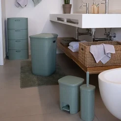 Scopino da Bagno in Plastica Rigenerata Verde Linea Domus