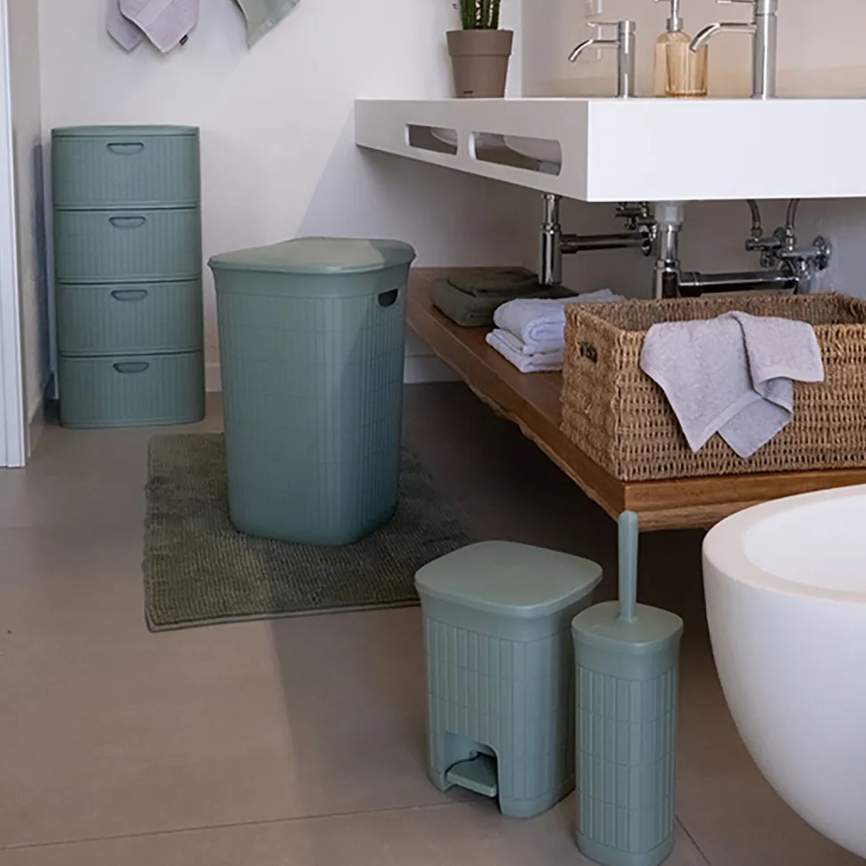 Scopino da Bagno in Plastica Rigenerata Verde Linea Domus
