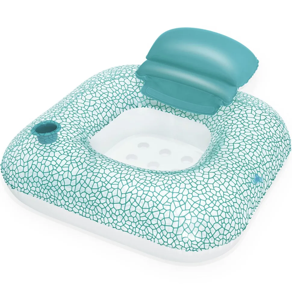 Sdraio Gonfiabile con Cuscino e Porta-bevanda Flip Pillow™ 102x94 cm