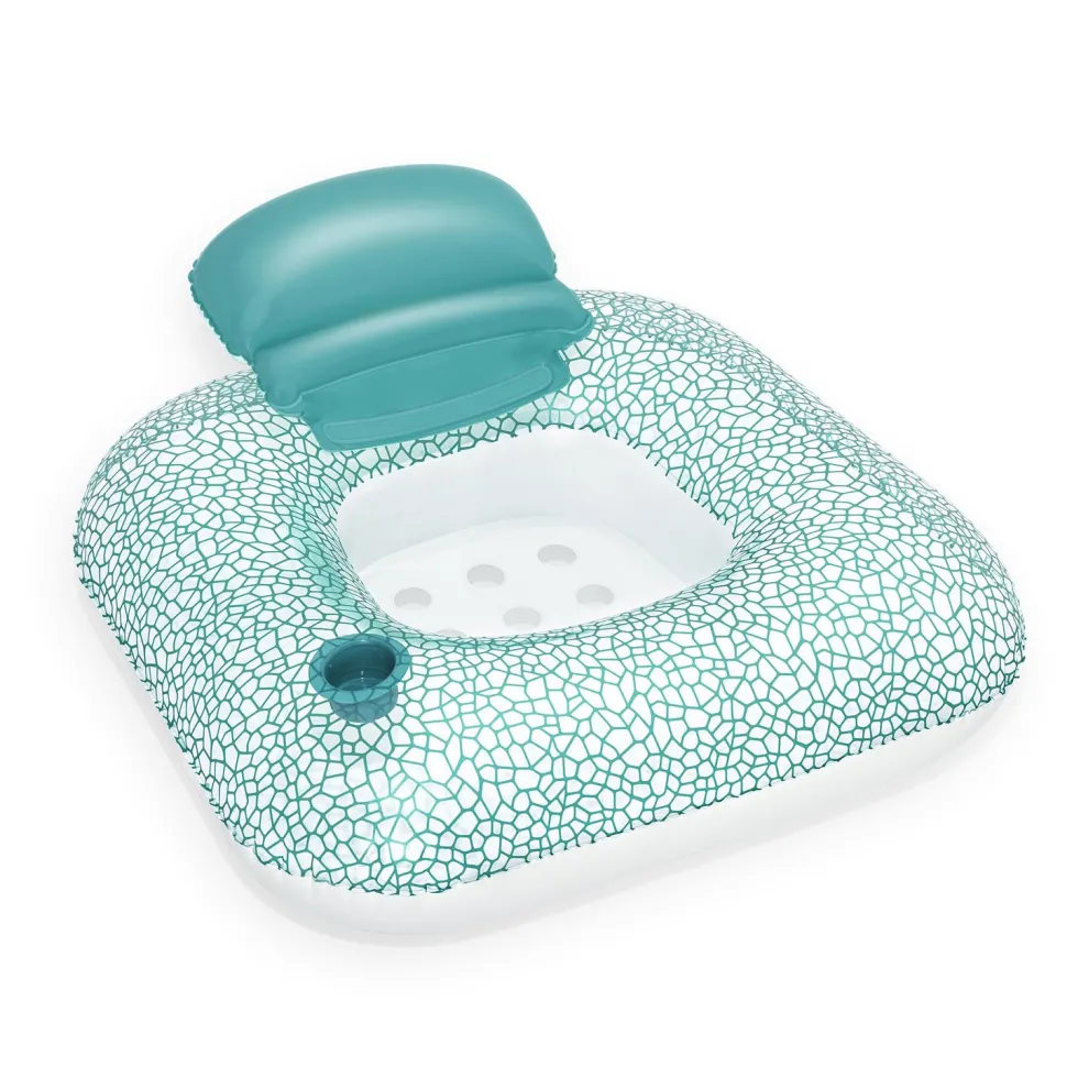 Sdraio Gonfiabile con Cuscino e Porta-bevanda Flip Pillow™ 102x94 cm