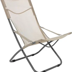 Sdraio Richiudibile in textilene Beige