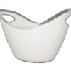 Secchiello per Ghiaccio Ovale Bianco 10 litri