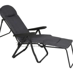 Sedia a sdraio Haiti Sofia con braccioli Grigio Scuro
