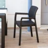 Sedia da esterno Alba Antracite finitura effetto Juta