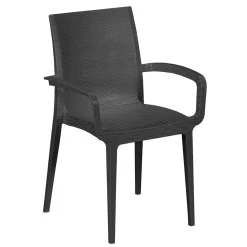 Sedia da giardino Duke Antracite Linea Contract