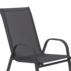Sedia da giardino in Acciaio Antracite