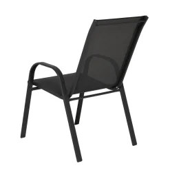 Sedia da giardino in Acciaio Antracite