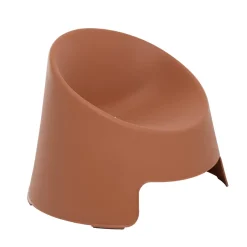 Sedia da giardino in Polipropilene Terracotta con Protezione UV