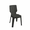 Sedia da giardino in resina grafite T-chair