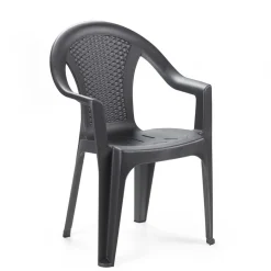 Sedia da giardino Ischia Antracite Linea Rattan