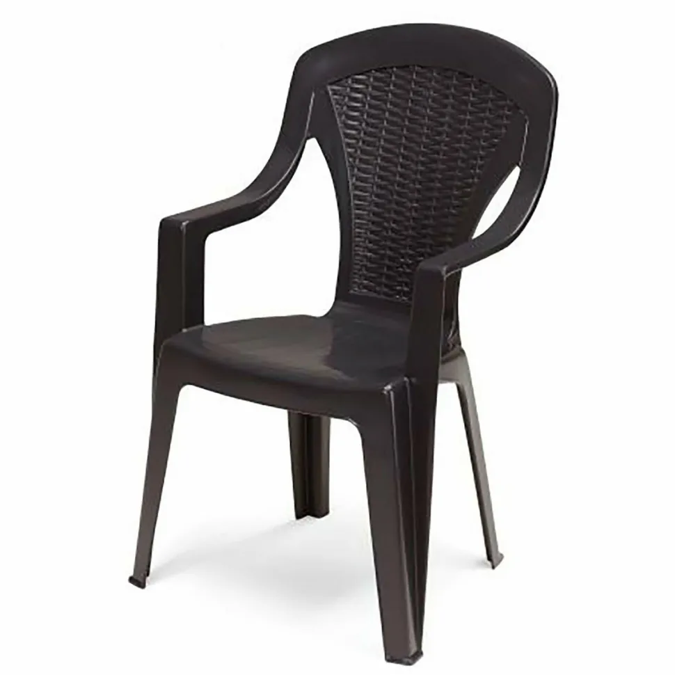 Sedia da giardino marrone
